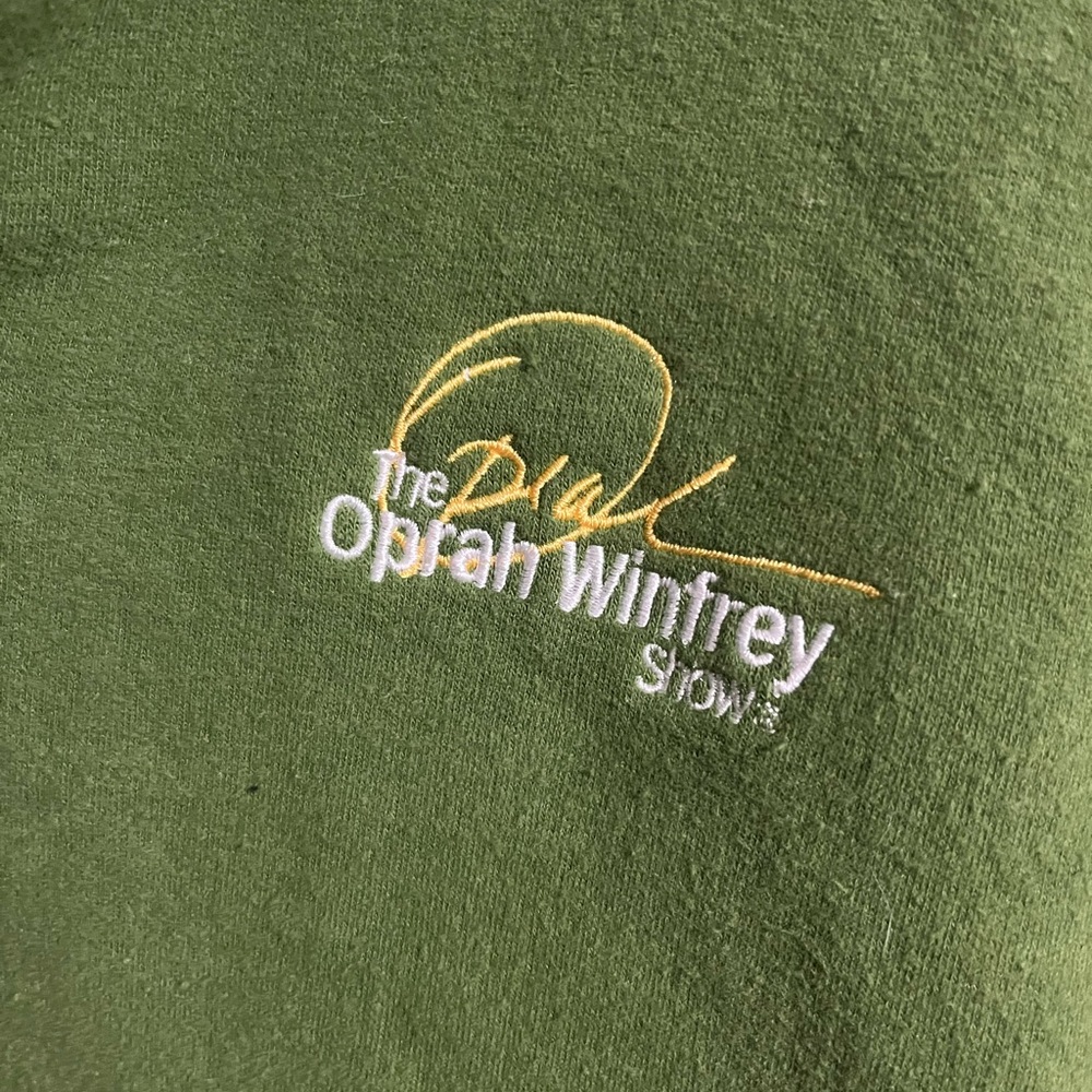 ❤️ 2X Oprah Winfrey Show Green women’s Hoodie sweatshirt - Picture 8 of 10